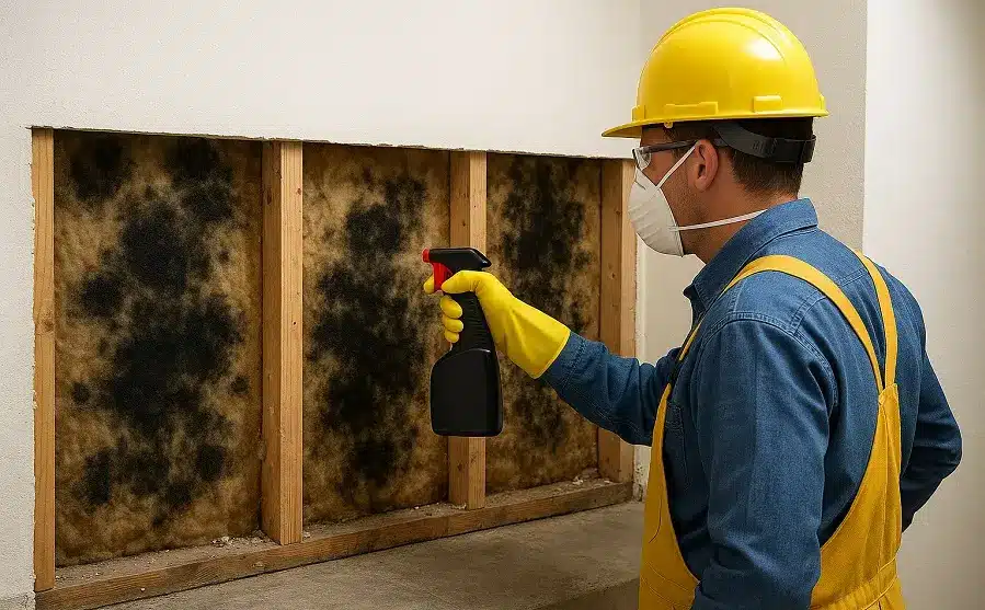 Black mold cleanup