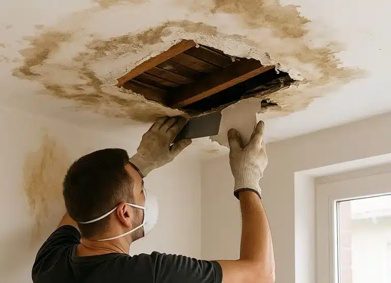 Ceiling & Wall Water Damage Repair