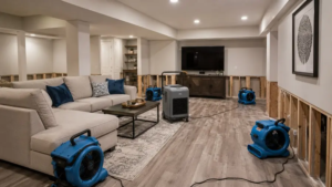 Finished Basement Water Damage Cleanup in Portland: What Can Be Saved?