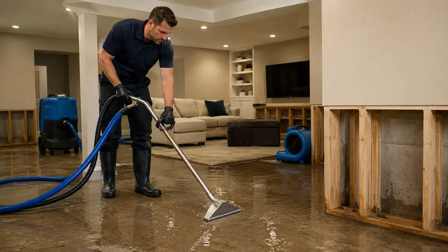 Finished Basement Water Damage Cleanup in Portland: What Can Be Saved?