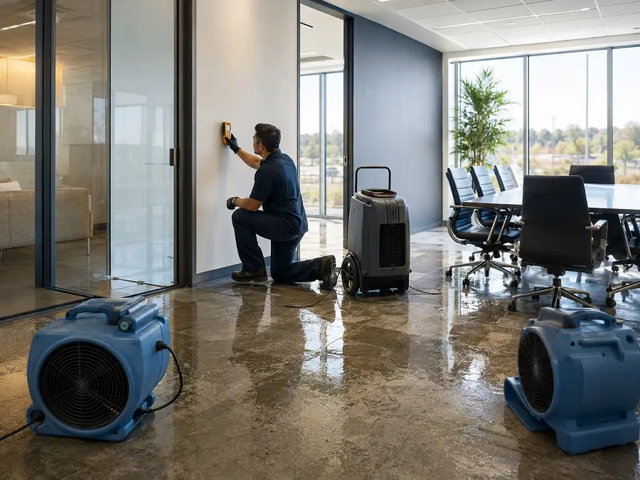 Office Water Damage Cleanup in Portland: How to Reopen Safely After a Leak or Flood